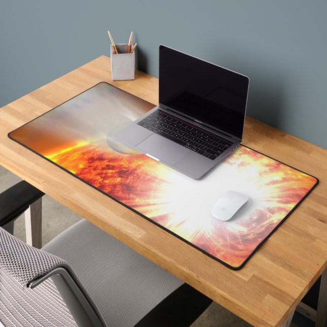 Evaporation Of Hd 189733b's Atmosphere Desk Mat (Office 2)