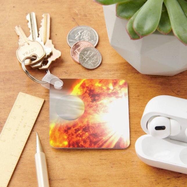 Evaporation Of Hd 189733b's Atmosphere Keychain (Desk)