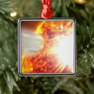 Evaporation Of Hd 189733b's Atmosphere Metal Ornament