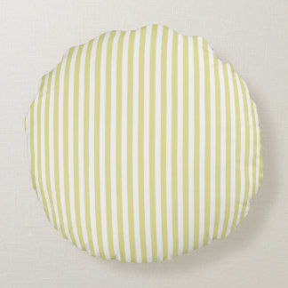 Eve and Sofie Yellow Round Pillow