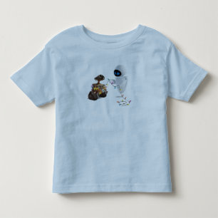 Eve and WALL-E with Christmas Lights Toddler T-shirt