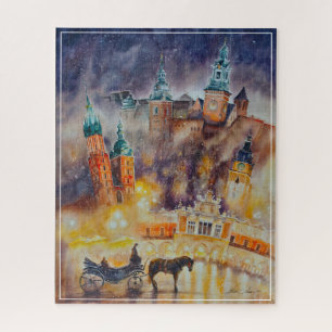 EVE Painted Krakow Old Town      Jigsaw Puzzle