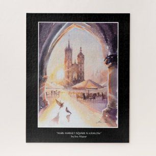 EVE Painted Krakow Old Town Jigsaw Puzzle