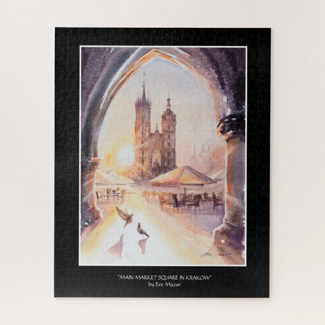 EVE Painted Krakow Old Town  Jigsaw Puzzle (Vertical)