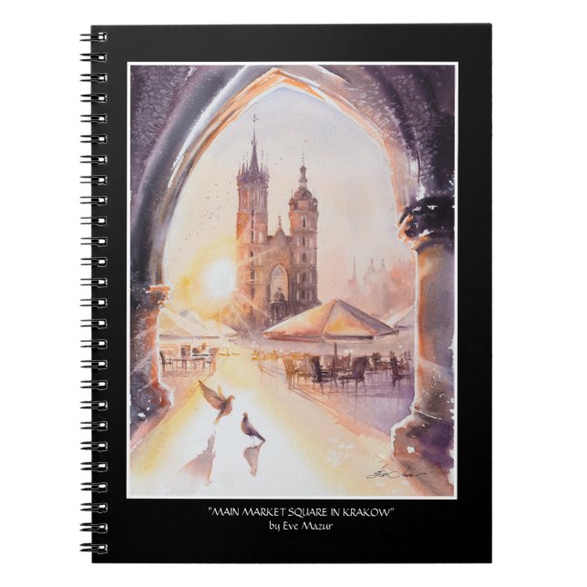 EVE Painted Krakow Old Town Notebook (Front)