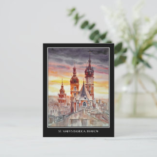 EVE Painted Krakow, Poland Old Town Card