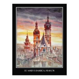 EVE Painted Krakow, Poland Old Town Photo Print