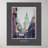 EVE Painted Krakow, Poland Old Town             