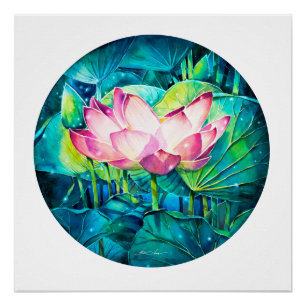 EVE Painted Lotus poster