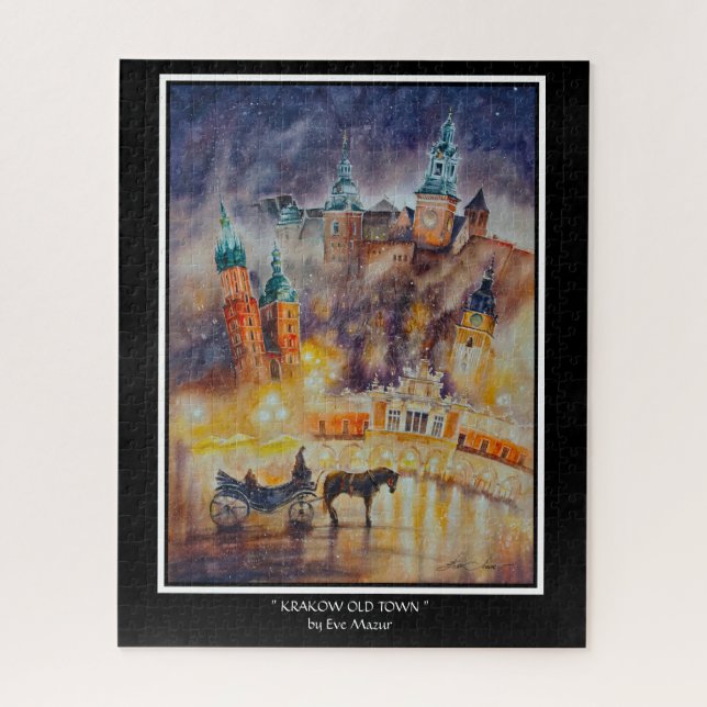 EVE Peint Cracovie Vieux Cracovie Puzzle (Vertical)