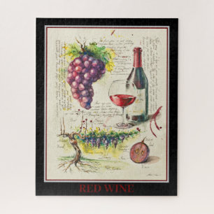 EVE peint Red Wine Puzzle