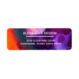 Éveil des couleurs Conception d'expression abstr