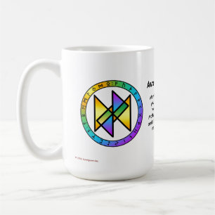 Éveillez-vous à la Joie ! Tasse de 15 oz avec Rune
