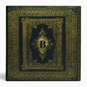 Evelio Spythe Old Book Style Monogram Binder