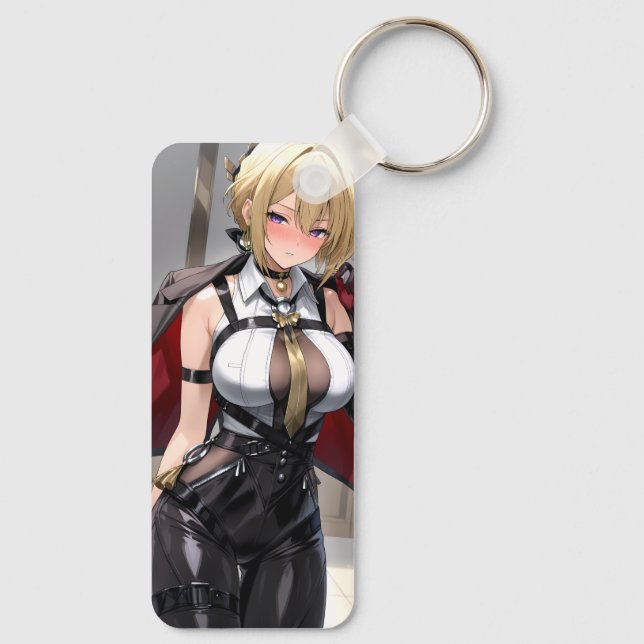 Evelyn Chevalier Keychain (Back)