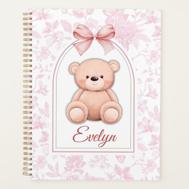 Evelyn | Conception personnalisée d'ours en peluch (Devant)