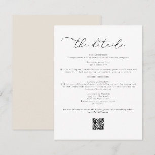 EVELYN Elegant Calligraphy Script Details Card