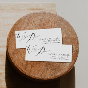 EVELYN Elegant Calligraphy Script We Do Wedding