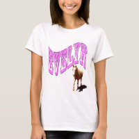 Evelyn, Name Logo, With Horse,