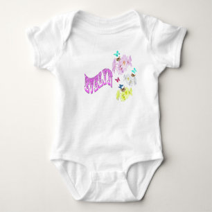 Evelyn, Name With Kittens, Baby Bodysuit
