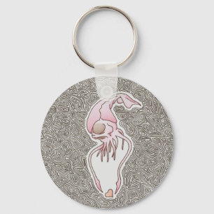 even a hateful squid can love keychain