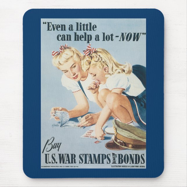 Even a Little Can Help Alot-NOW Mouse Pad (Front)