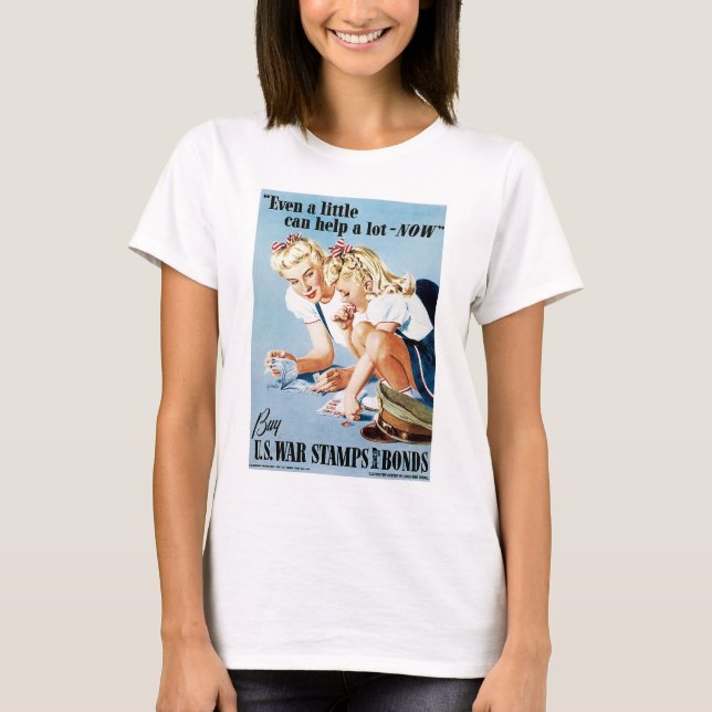 Even a Little Can Help Alot-NOW T-Shirt (Front)