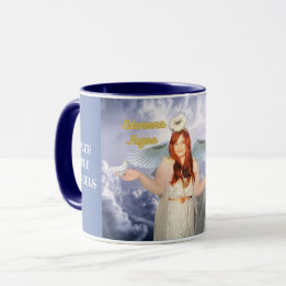 Even Angels Need Coffee Mug
