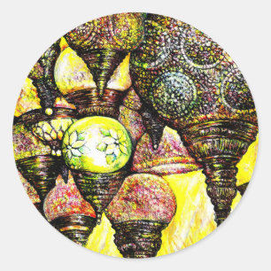 Even Bigger Idea of Color Classic Round Sticker