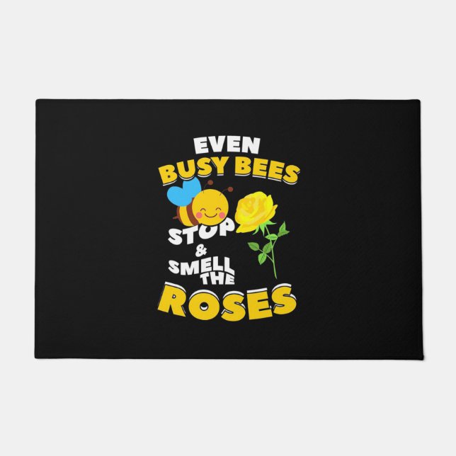 Even Busy Bees Doormat (Front)