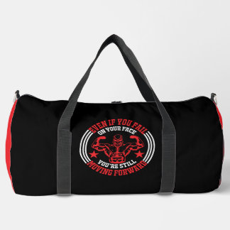 Even If You Fail On Your Face Gym Duffle Bag