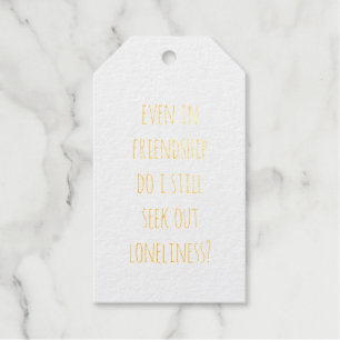 Even In Friendship Foil Gift Tag