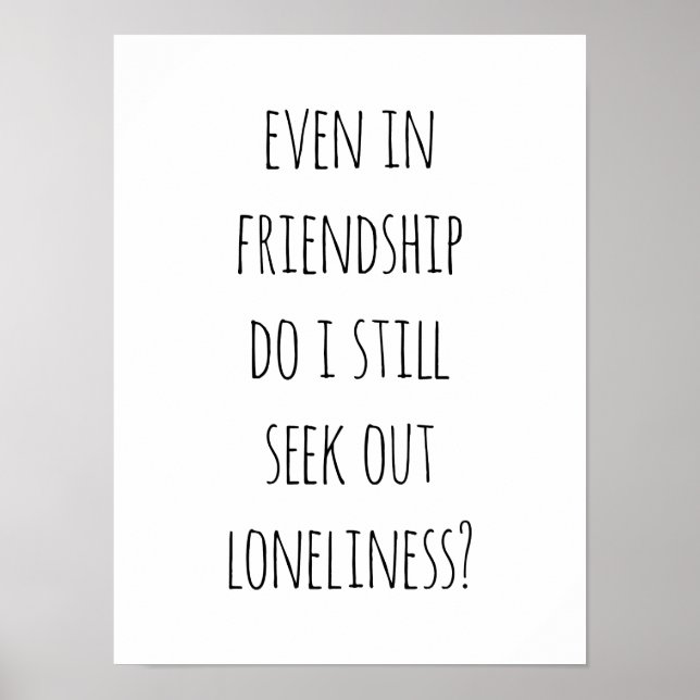 Even In Friendship Poster (Front)