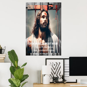 Even in His darkest hour,  Poster