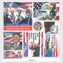 EVEN PETS WILL VOTE FOR TRUMP STICKERS