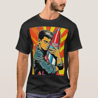 Even Rockets Need Hugs, Man & Rocket, Space Lover T-Shirt