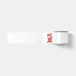 Even Santa Needs A Coffee Break Satin Ribbon