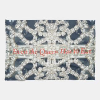 Even the Queen Has to Eat cup towel