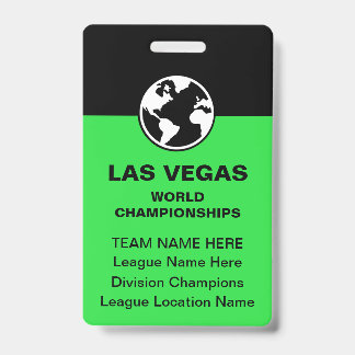 Événement de billard de Las Vegas Badge Équipe en