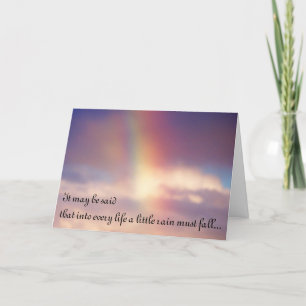 Événement de la carte de sympathie Rainbow