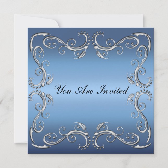 Événement Entreprise Toute Occasion Invitation Ble (Devant)