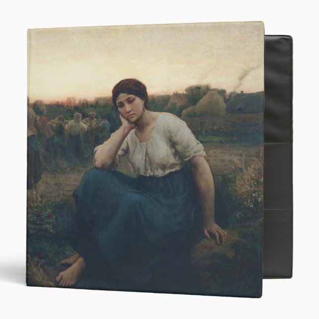 Evening, 1860 binder (Front/Inside)