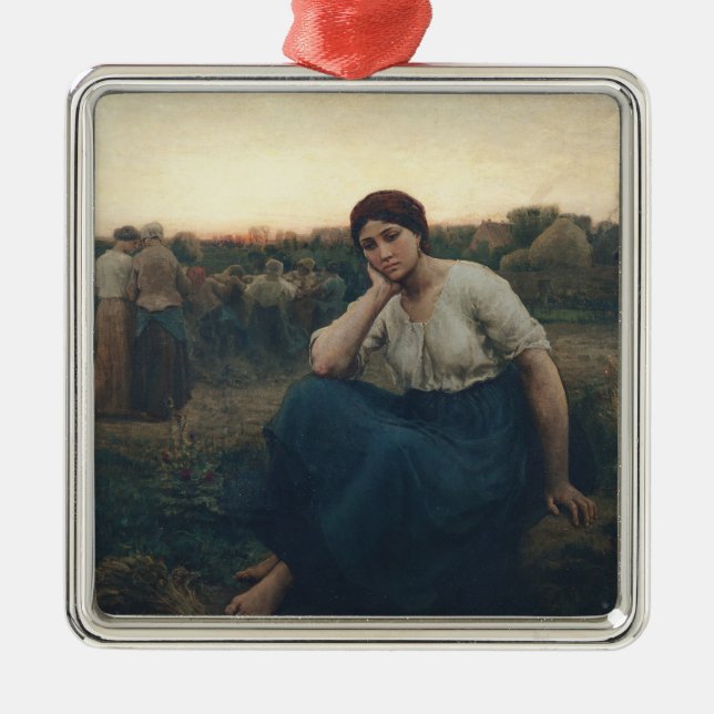 Evening, 1860 metal ornament (Front)