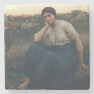 Evening, 1860 stone coaster