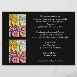 Evening Affair Invitation (large rectangle)