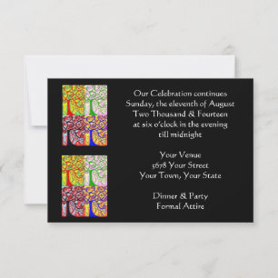 Evening Affair 'Our Celebration Continues' Invite
