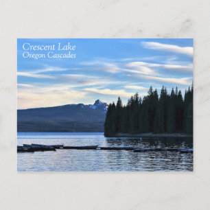 Evening at Crescent Lake, Oregon Postcard