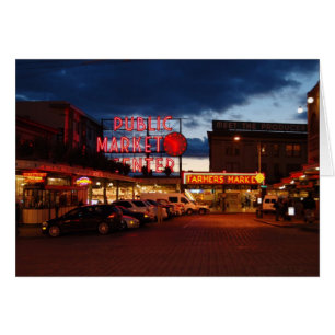 evening at pike place market