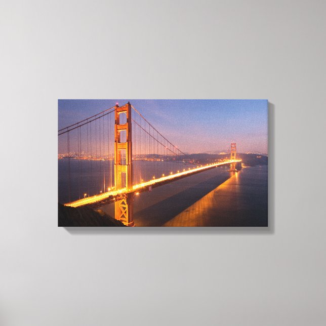 Evening at the Golden Gate Bridge Canvas Print (Front)