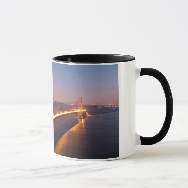 Evening at the Golden Gate Bridge mug (Right)